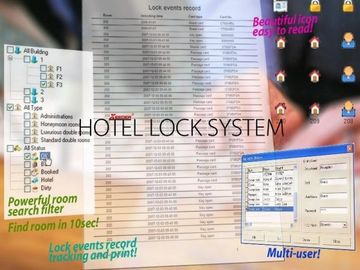 چین قفل کارت PMS اینترفیس هتل سیستم قفل V5.80 اتاق فیلتر قدرتمند تامین کننده